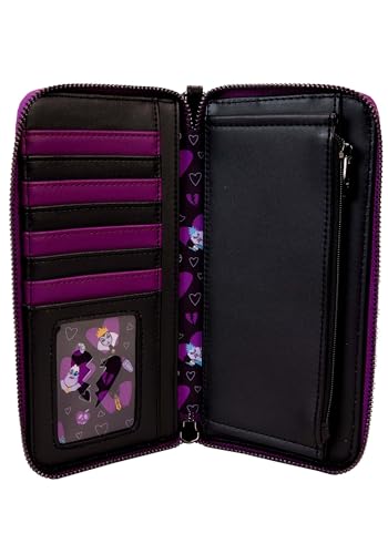 Loungefly Disney Villains Curse Your Hearts Zip Around Wristlet Wallet | Disney Wallets