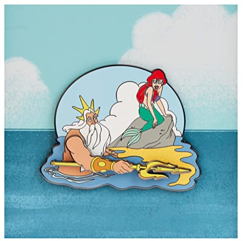 Loungefly Disney Little Mermaid Triton's Gift 3-Inch Collector Enamel Pin