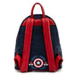 Loungefly Capt America 80th Anniversary Sheild Mini Backpack