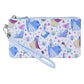 Loungefly Disney Princess Manga Style All-Over Print Nylon Zipper Pouch Wristlet
