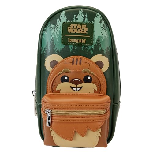 LOUNGEFLY STATIONARY STAR WARS RETURN of The JEDI EWOK PENCIL CASE