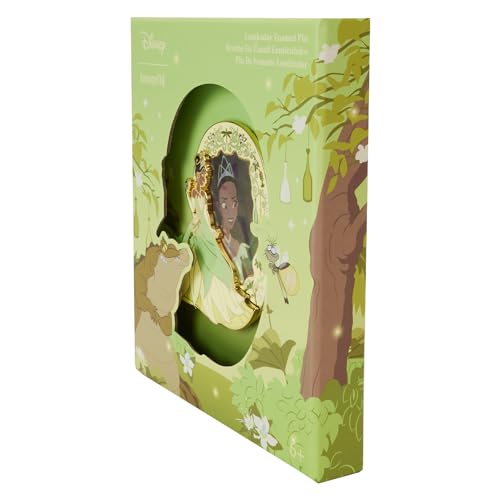 Loungefly DISNEY PRINCESS and The FROG TIANA LENTICULAR 3" COLLECTOR BOX PIN