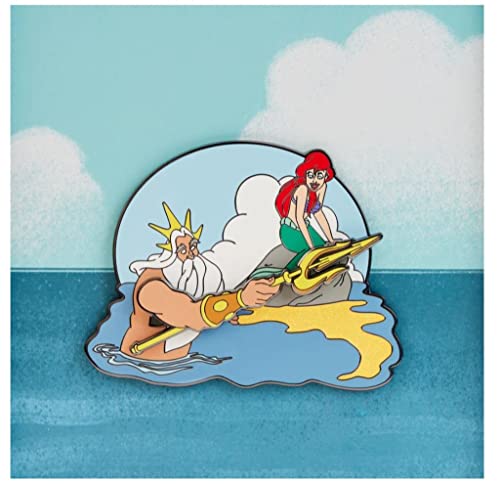 Loungefly Disney Little Mermaid Triton's Gift 3-Inch Collector Enamel Pin