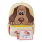Loungefly Pound Puppies 40th Anniversary Plush Mini Backpack with Card Holder, Brown