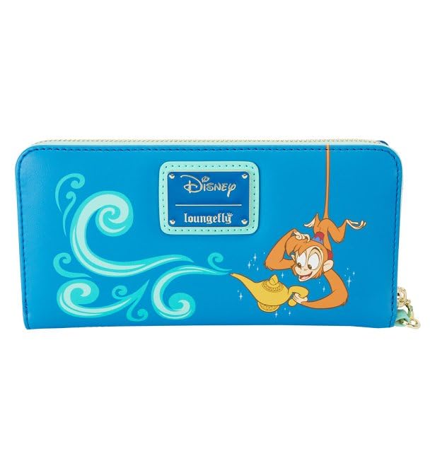 Loungefly Disney Aladdin Jasmine Lenticular Zip Around Wristlet Wallet