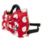 Loungefly Minnie Mouse Rocks the Dots Classic Bow Figural Crossbody Bag