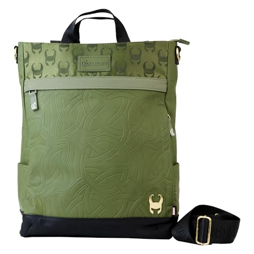 Loungefly COLLECTIV MARVEL LOKI The CREATIV CONVERTIBLE TOTE BAG