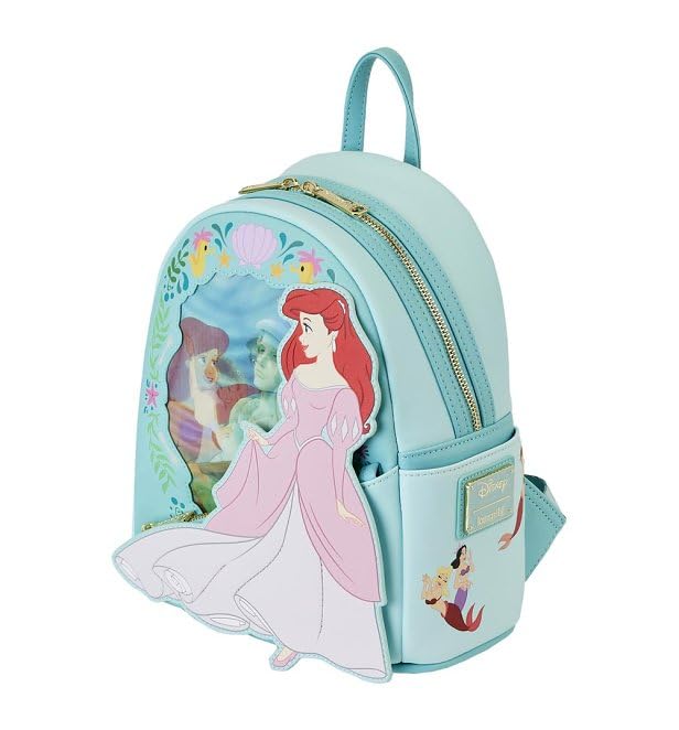 Loungefly Disney The Little Mermaid Ariel Princess Lenticular Mini Backpack