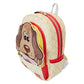 Loungefly Pound Puppies 40th Anniversary Plush Mini Backpack with Card Holder, Brown