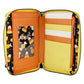 Loungefly Mickey and Friends Candy Corn Zip Around Wallet