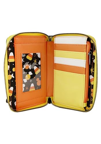 Loungefly Mickey and Friends Candy Corn Zip Around Wallet