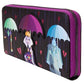 Loungefly Disney Villains Curse Your Hearts Zip Around Wristlet Wallet | Disney Wallets