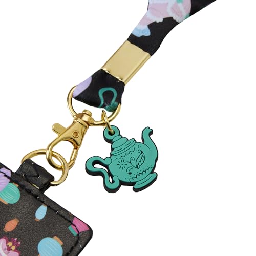 Loungefly DISNEY ALICE in WONDERLAND UNBIRTHDAY LANYARD with CARDHOLDER