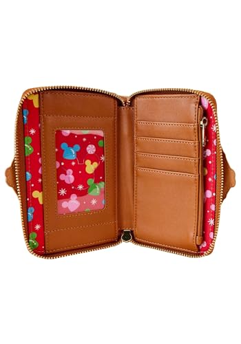 Loungefly Disney Mickey & Friends Gingerbread House Zip Wallet Disney