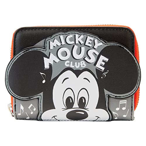 Loungefly Disney 100th Mickey Mouse Club House Zip Around Wallet