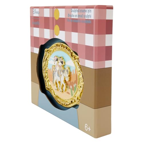 Loungefly DISNEY WESTERN MICKEY and MINNIE BELT BUCKLE 3" COLLECTOR BOX PIN