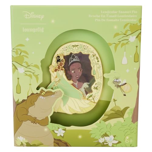 Loungefly DISNEY PRINCESS and The FROG TIANA LENTICULAR 3" COLLECTOR BOX PIN
