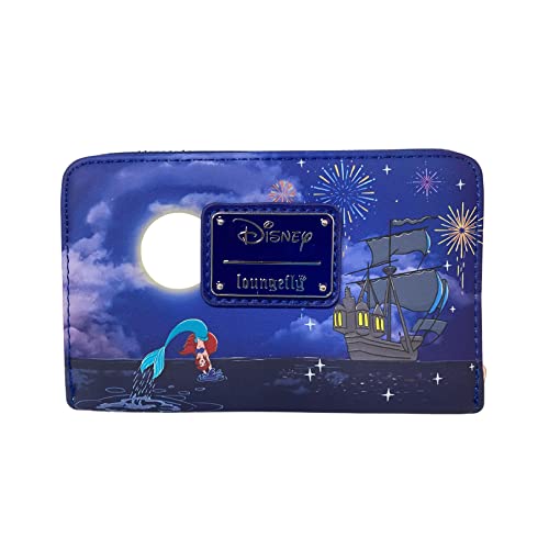 Loungefly The Little Mermaid Ariel Fireworks Zip Around Wallet