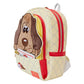 Loungefly Pound Puppies 40th Anniversary Plush Mini Backpack with Card Holder, Brown