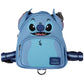 Loungefly Pets Disney Stitch Cosplay Mini Backpack Dog Harness (Small), Blue
