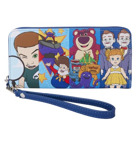Loungefly Pixar Toy Story Movie Collab Baddies Zip Around Wristlet Wallet