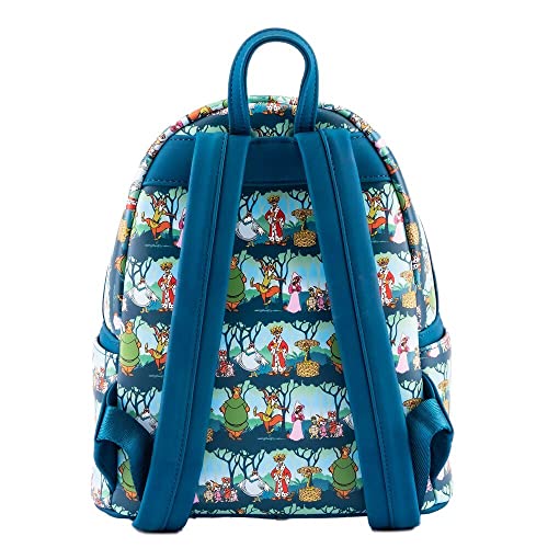 Loungefly Disney Robin Hood Sherwood All Over Print Womens Double Strap Shoulder Bag Purse