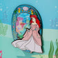 LOUNGEFLY DISNEY THE LITTLE MERMAID PRINCESS LENTICULAR 3 INCH PIN