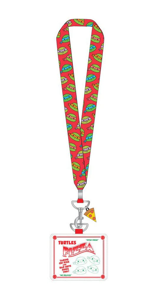 Loungefly TMNT PIZZA BOX LANYARD W/PU CARDHOLDER