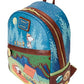Loungefly Peanuts Beagle Scouts 50th Anniversary Womens Double Strap Shoulder Bag Purse