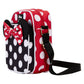 Loungefly Disney Minnie Mouse Rock the Dots Nylon Passport Crossbody Bag