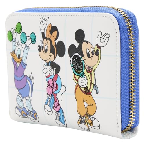 Loungefly DISNEY MOUSERCISE ZIP AROUND WALLET