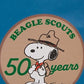 Loungefly Peanuts Beagle Scouts 50th Anniversary Womens Double Strap Shoulder Bag Purse