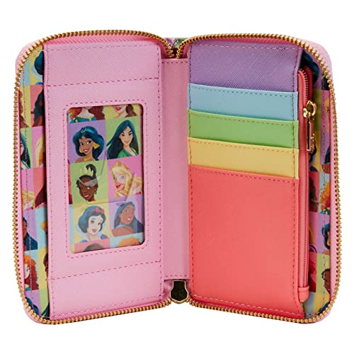 Loungefly Disney Princess Collage Zip Around Wallet
