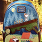 Loungefly Peanuts Beagle Scouts 50th Anniversary Womens Double Strap Shoulder Bag Purse