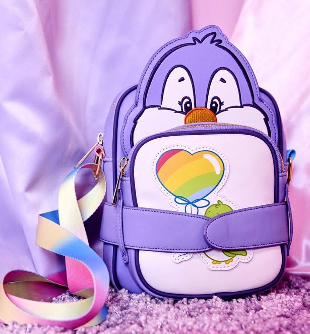 Loungefly Care Bear Cousins Cozy Heart Penguin Crossbuddies Crossbody with Coin Bag