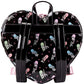 Loungefly Valfre Double Heart Mini Backpack Women's Double Strap Shoulder Bag Purse
