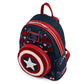 Loungefly Capt America 80th Anniversary Sheild Mini Backpack