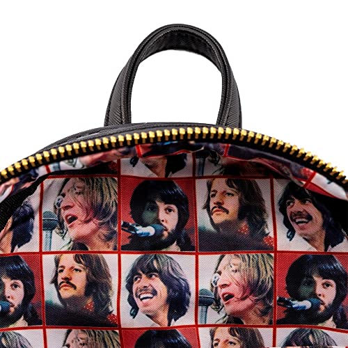 Loungefly The Beatles Let It Be Vinyl Record Mini Backpack