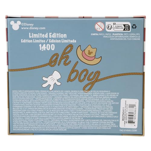 Loungefly DISNEY WESTERN MICKEY and MINNIE BELT BUCKLE 3" COLLECTOR BOX PIN