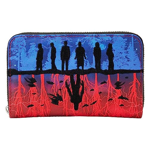 Netflix Stranger Things Upside Down Shadows Zip Around Wallet