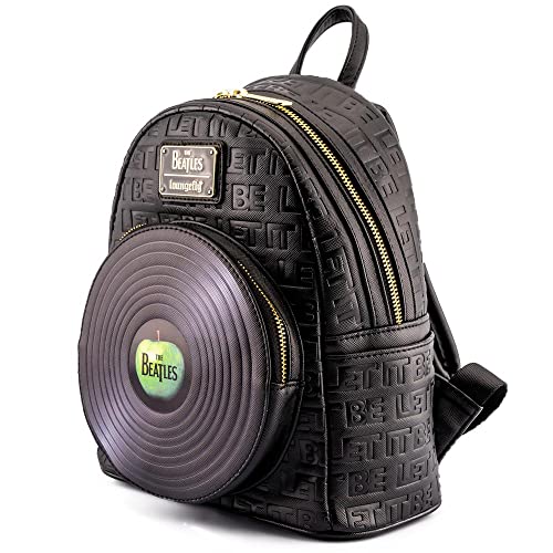 Loungefly The Beatles Let It Be Vinyl Record Mini Backpack