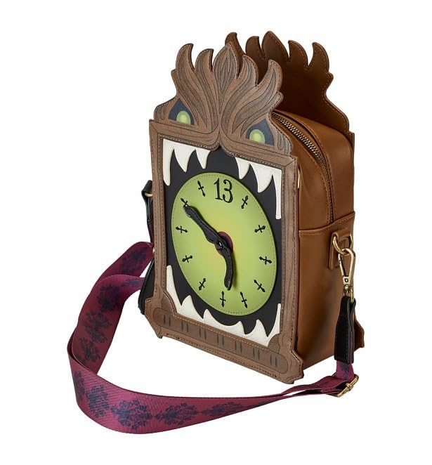 Loungefly Disney Haunted Mansion Clock Crossbody Bag