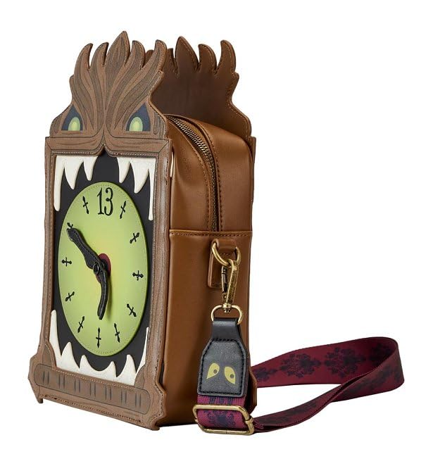 Loungefly Disney Haunted Mansion Clock Crossbody Bag