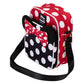 Loungefly Disney Minnie Mouse Rock the Dots Nylon Passport Crossbody Bag