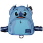 Loungefly Pets Disney Stitch Cosplay Mini Backpack Dog Harness (Large), Blue