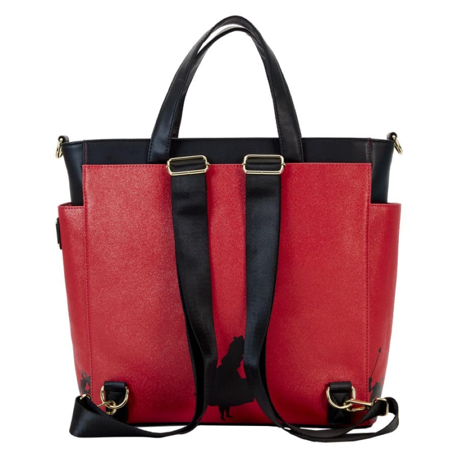 Loungefly Disney Alice in Wonderland Villains Convertible Tote Bag