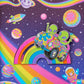 LOUNGEFLY LISA FRANK ZOOMER & ZORBIT 3 INCH PIN