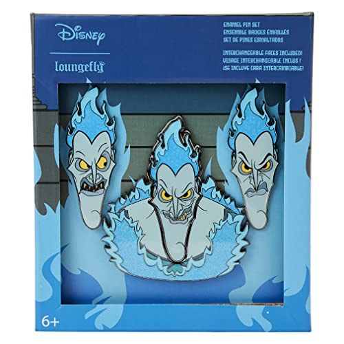 Loungefly Disney Hercules Hades Mixed Emotions 4pc Pin Set