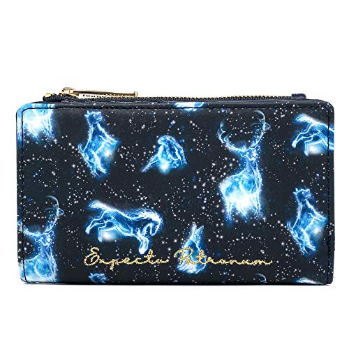 Loungefly Harry Potter Expecto Patronus All Over Print Faux Leather Wallet