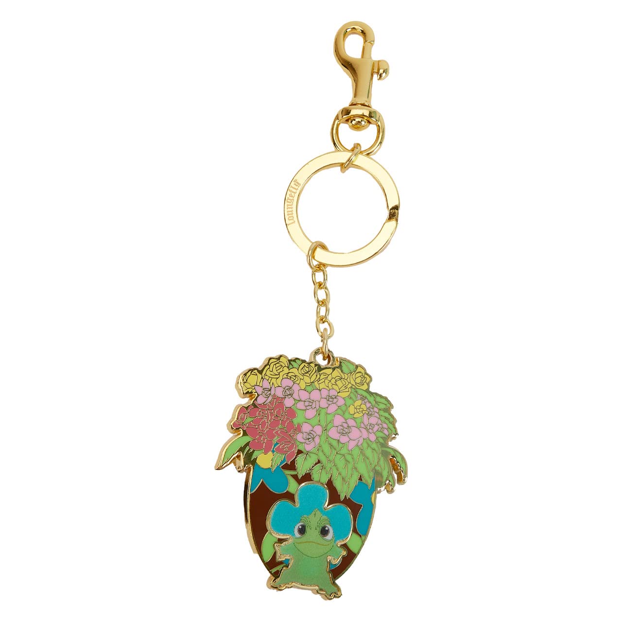 Loungefly Disney Tangled: Lenticular Pascal Flowers - Enamel Keychain